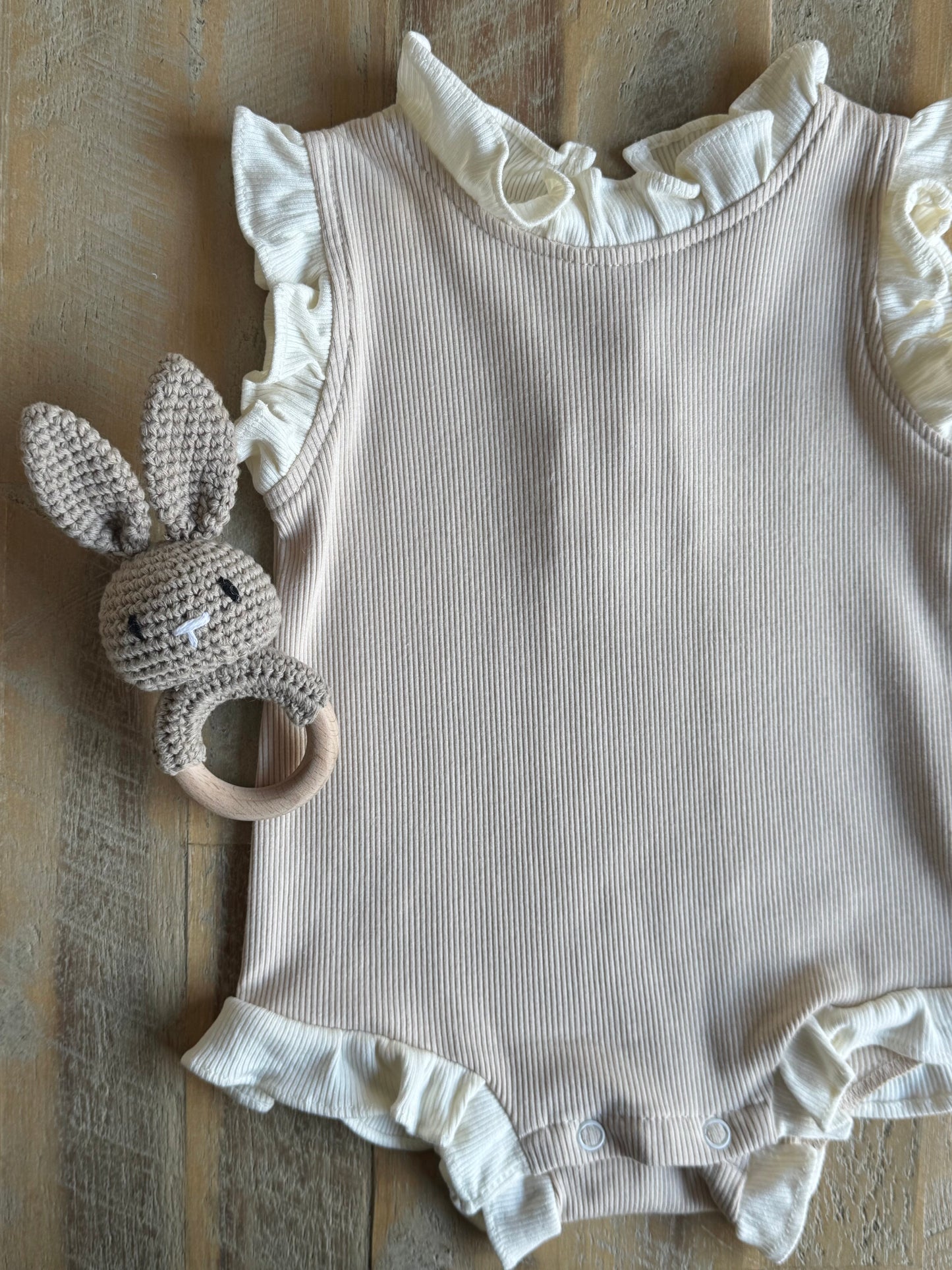 Organic Cotton Frill Romper