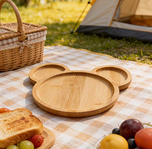 Bear Bamboo Plate
