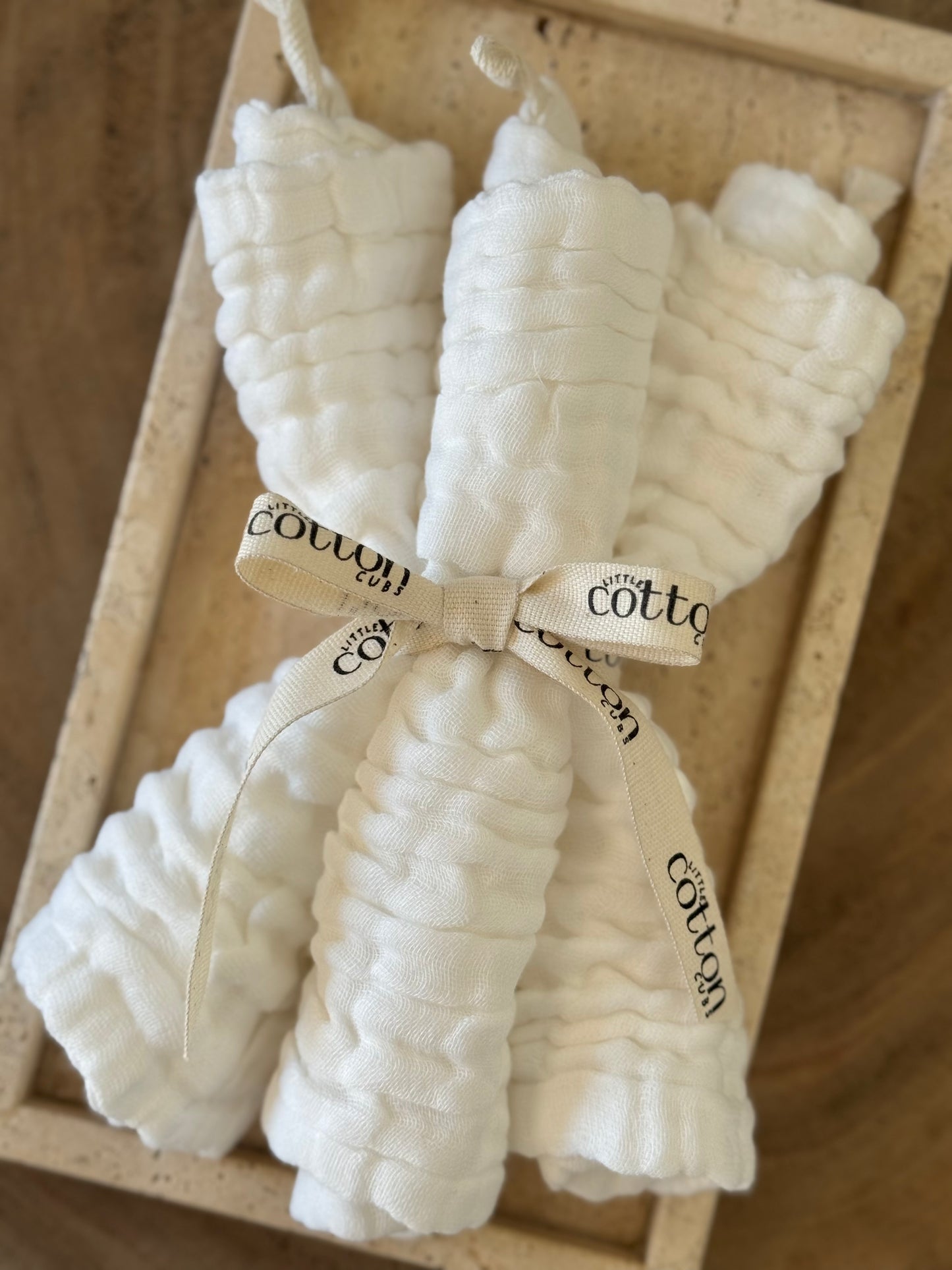 Muslin Wash Cloth (Set of 3)