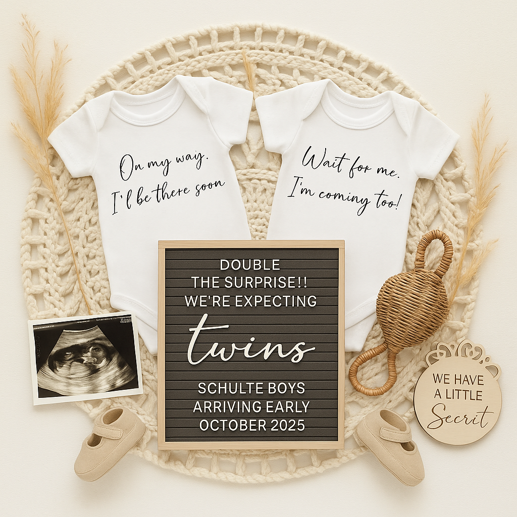 Twins Pregnancy Announcement