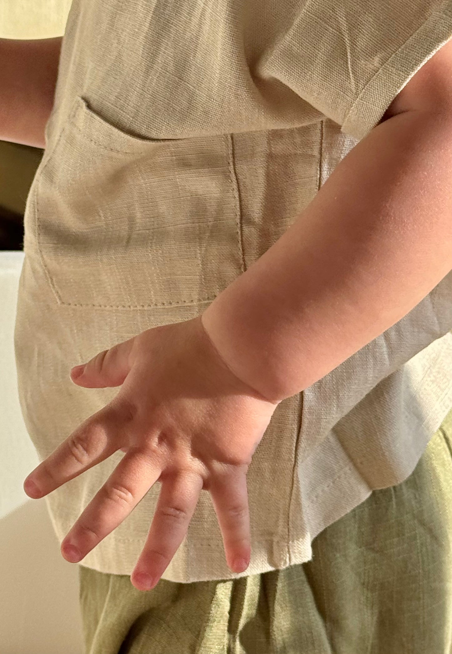 Khaki & Olive Linen Set