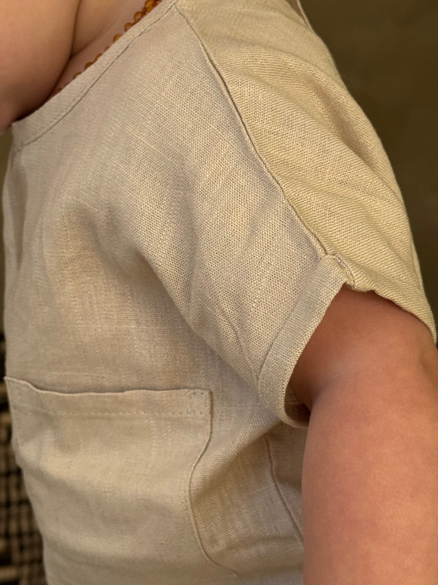 Khaki & Olive Linen Set