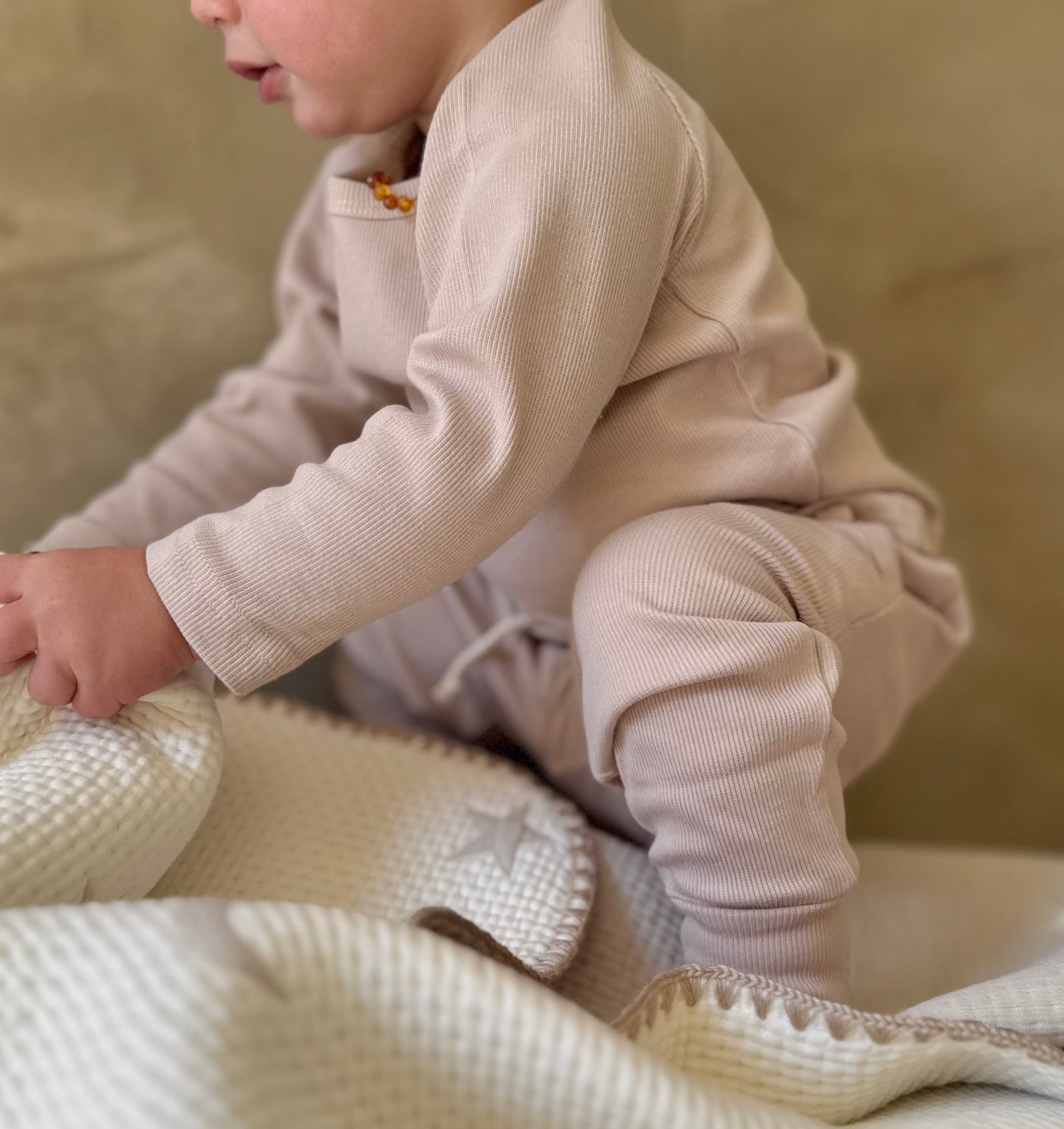 Organic Cotton Ribbed Winter Set