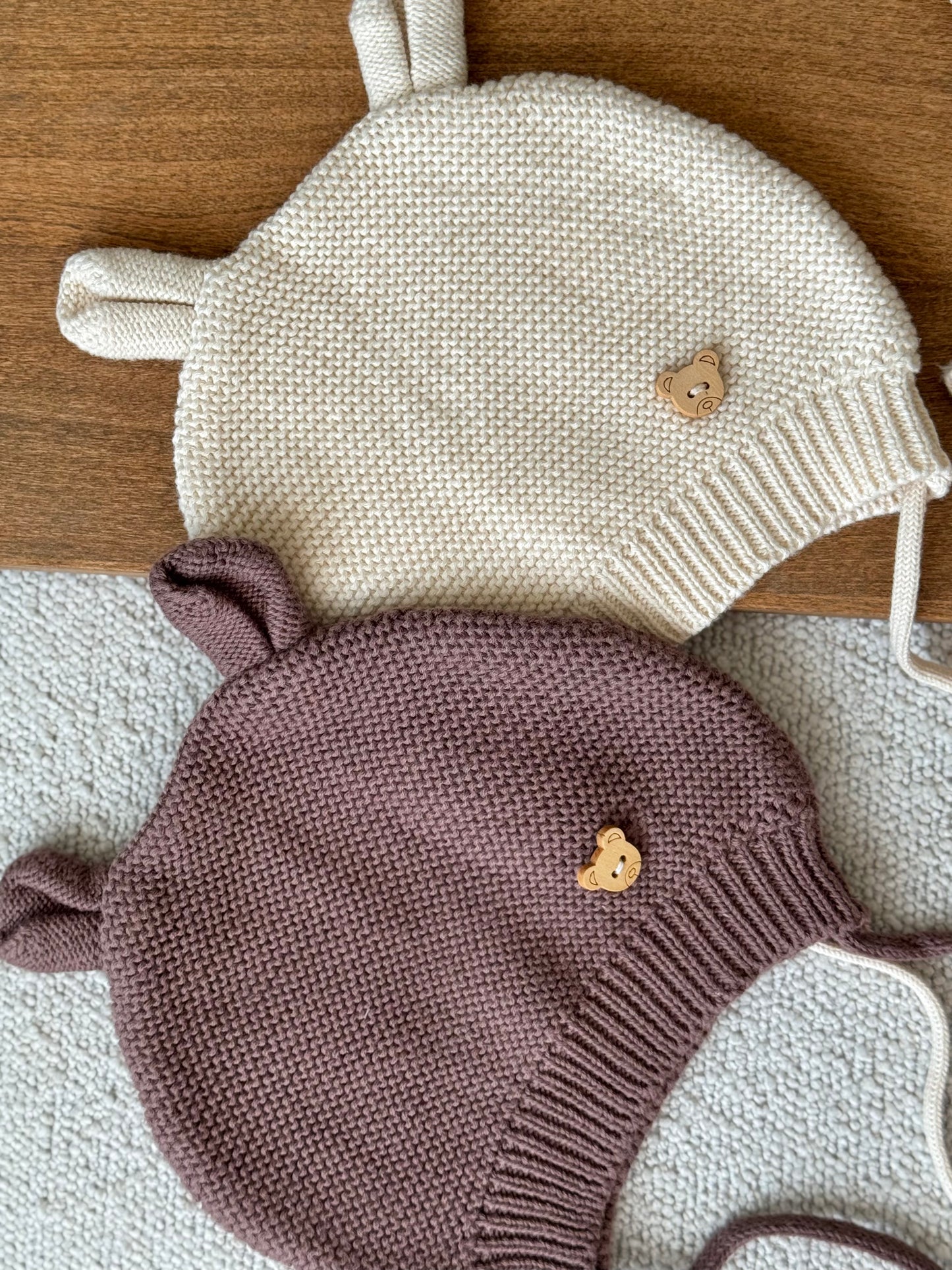 2 Piece Knit Bear Set
