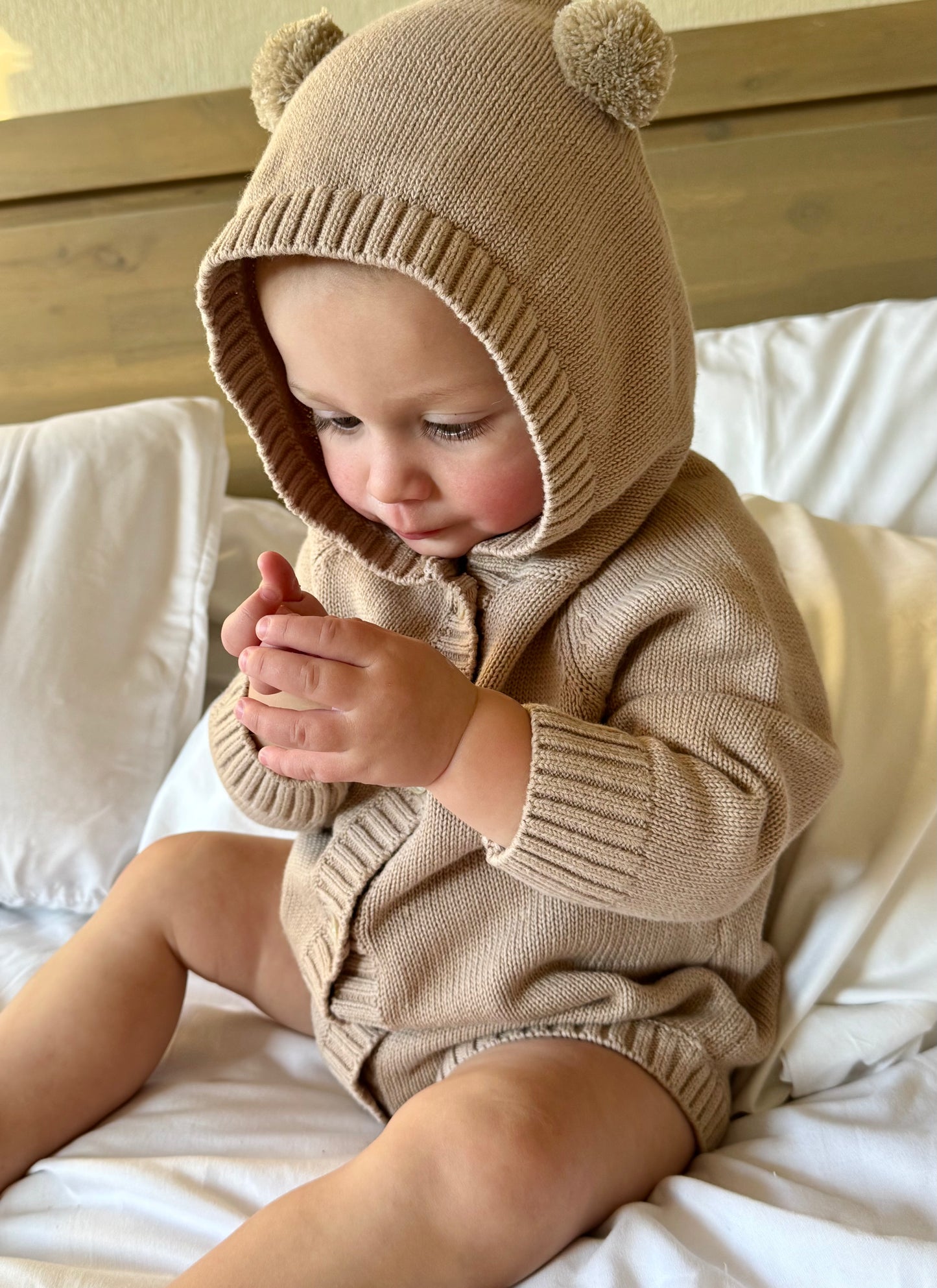 Little Cub Knit Romper