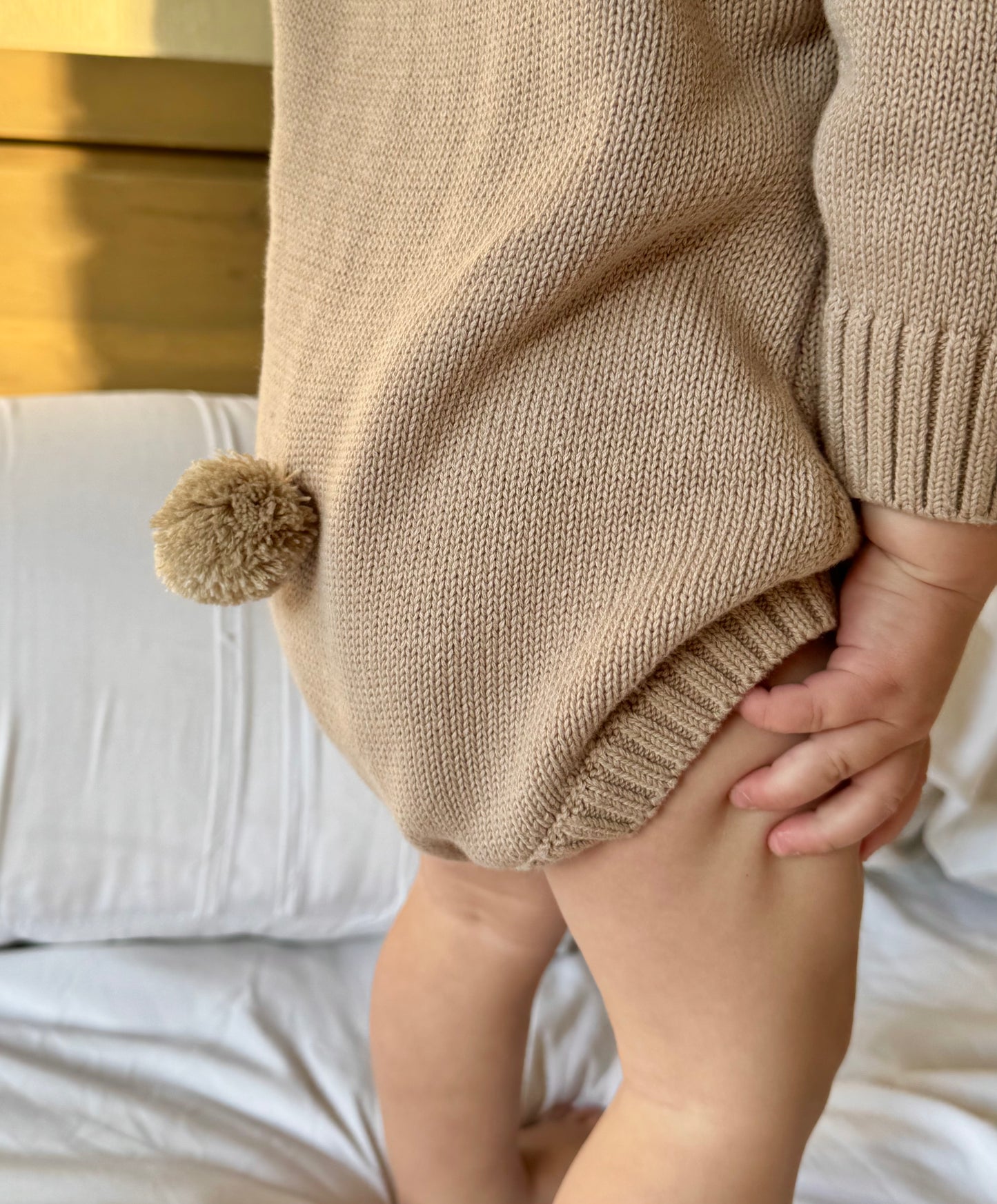Little Cub Knit Romper