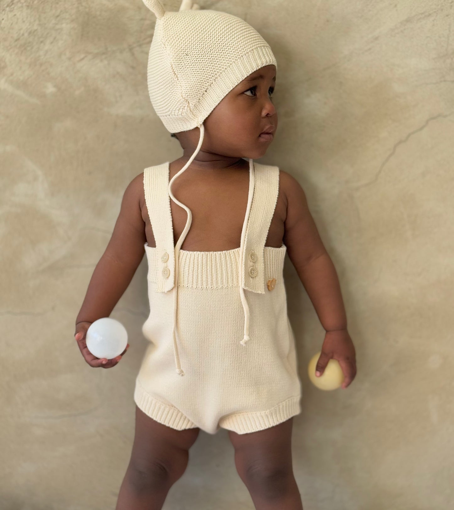 2 Piece Knit Bear Set
