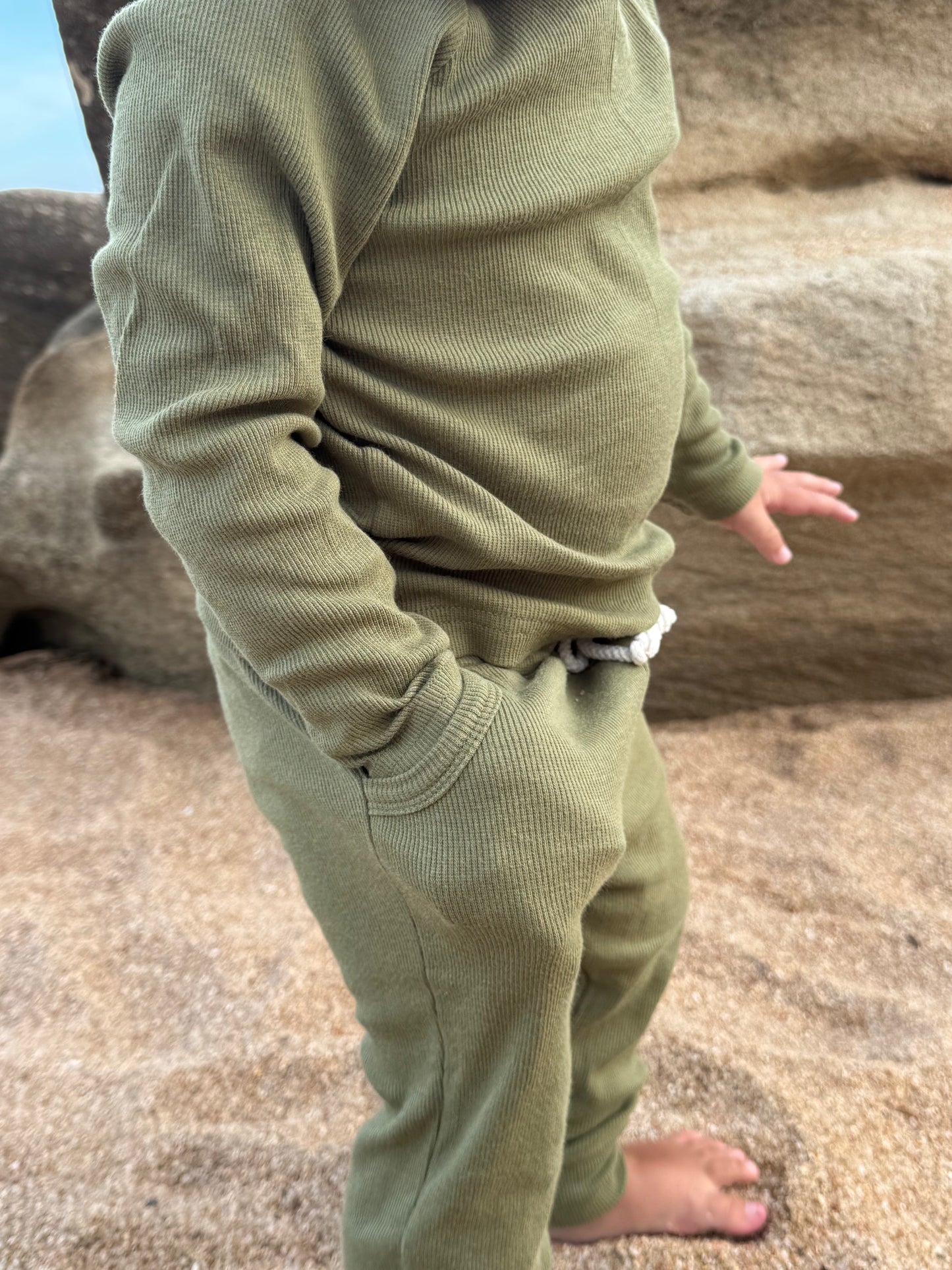 Organic Cotton Ribbed Winter Set